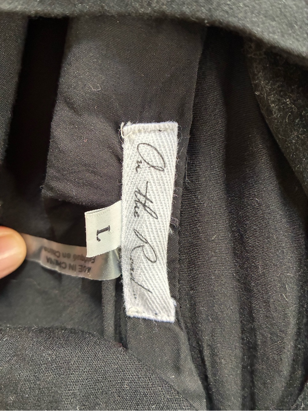 Black Ruched-Sleeve Bomber Jacket - Picture 5 of 6